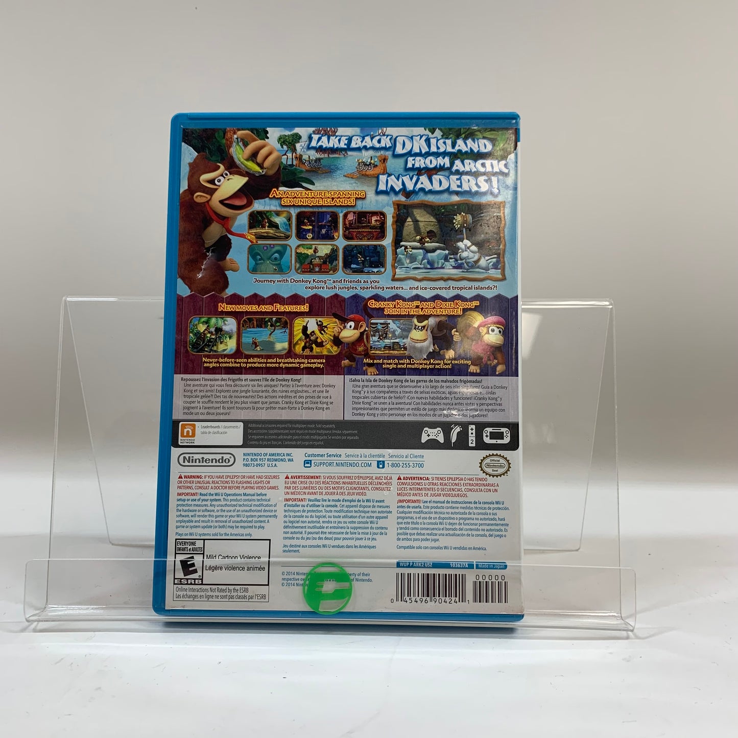 Donkey Kong Country Tropical Freeze (Nintendo Wii U, 2014)